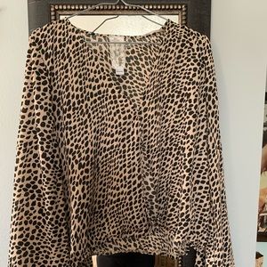 Sadie Sage Leopard print Blouse